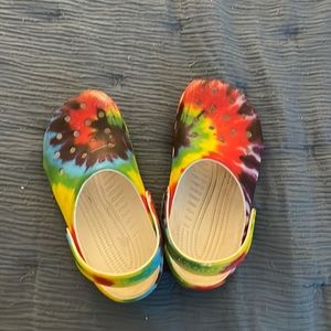 Rainbow crocs